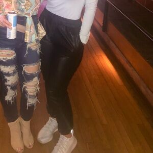 Dance & Marvel Black Joggers